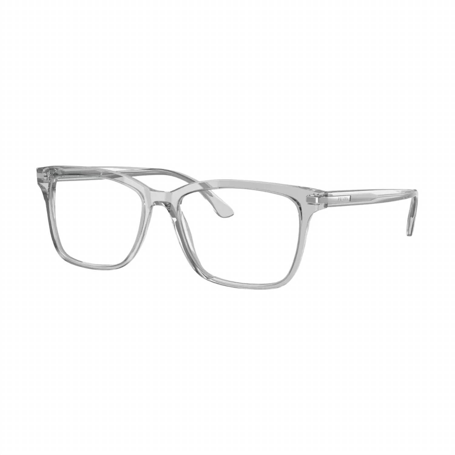 New Prada Unisex Vpr 14w U43-1o1 Eyeglasses In Clear Transparent